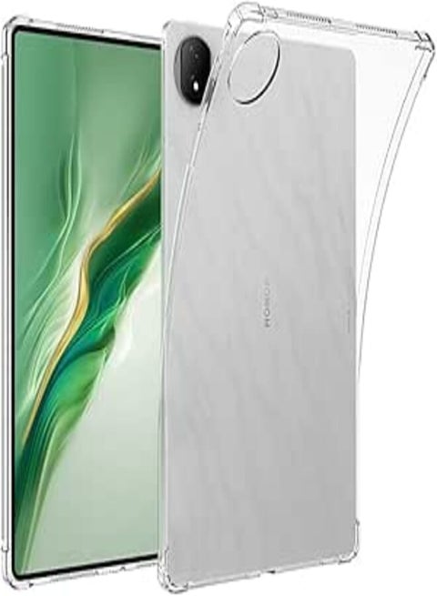 fashion mania Cover for HONOR Magic Pad 2 Case 12.3 Inch 2024, Soft Clear TPU Shockproof Anti-Drop Tablet Protective Case